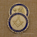 Custom Souvenir Metal Masonic Cheap Challenge Coins